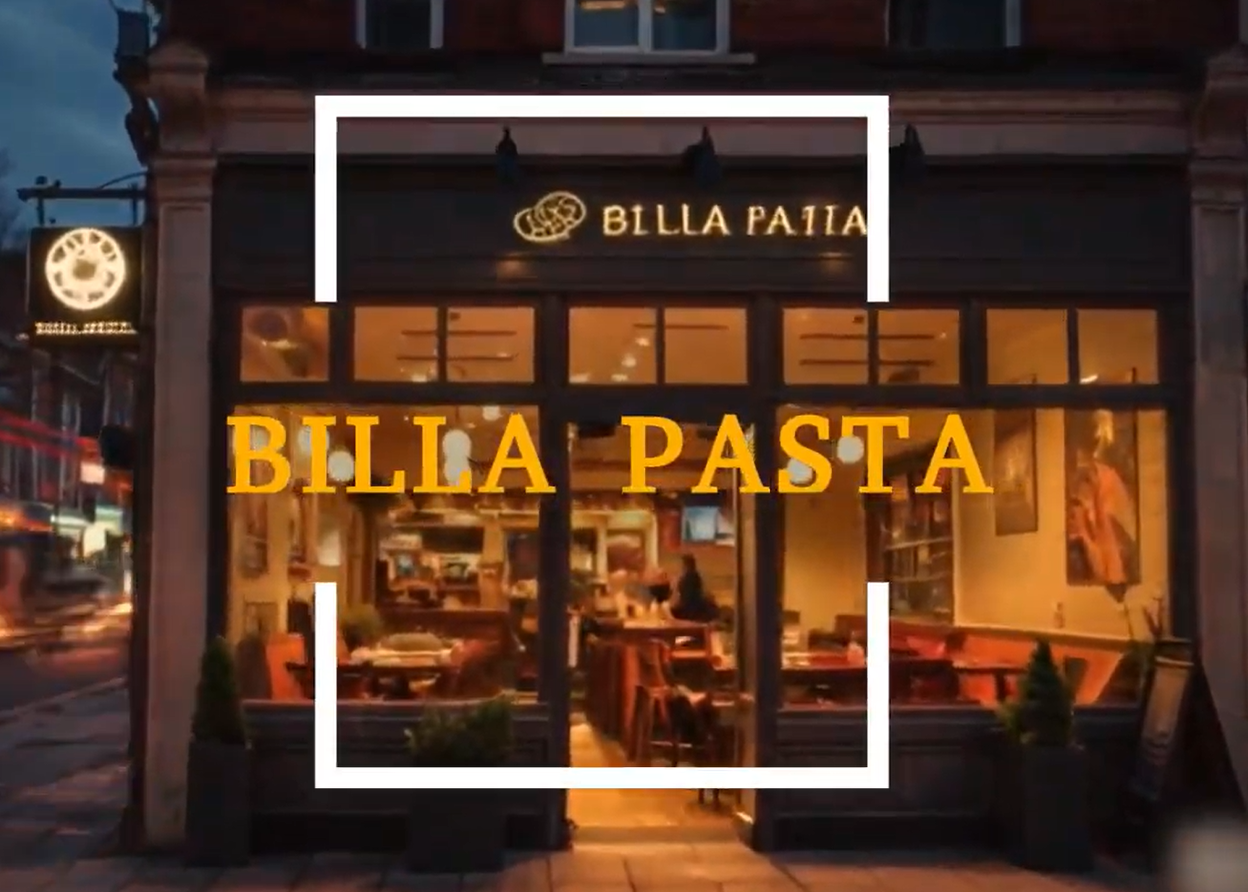 Social media Ads for Bella Pasta (Using AI)